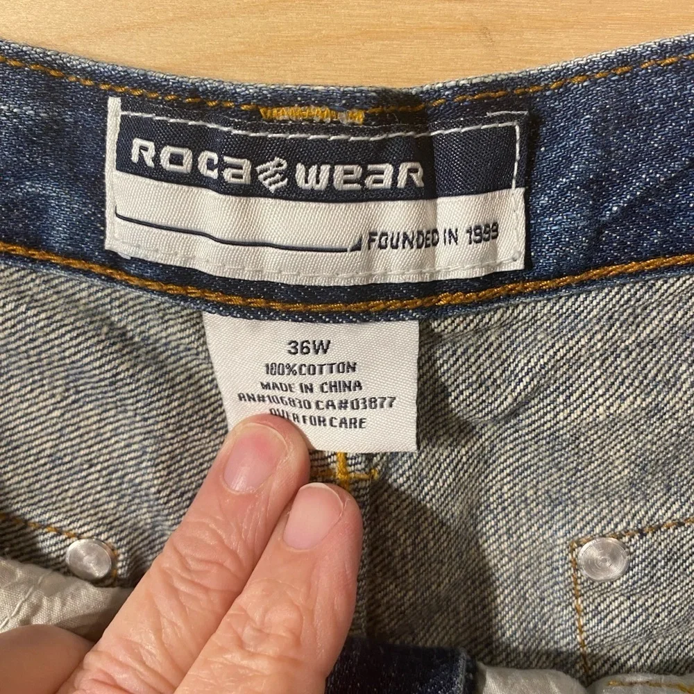 Rocawear Dark Blue Denim Jeans 36 W (OK)